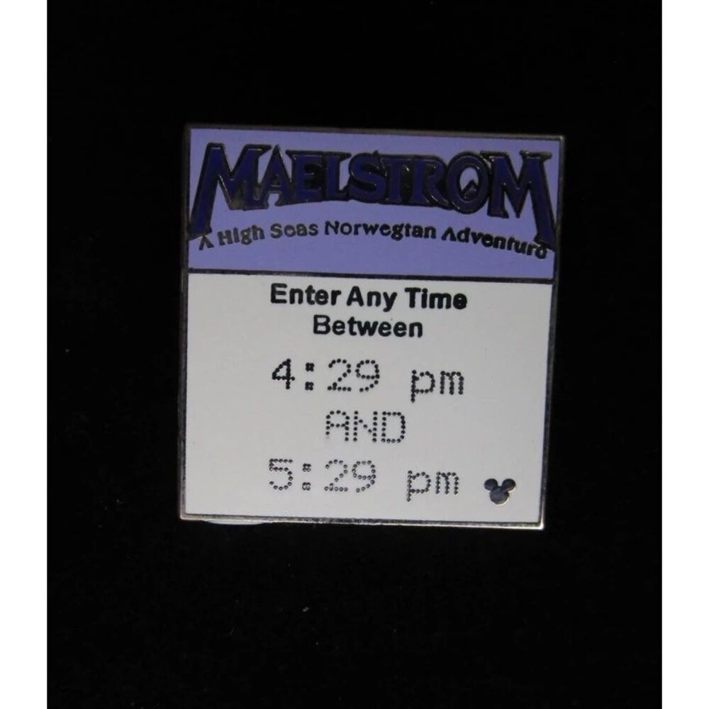 Disney Maelstrom FastPass Hidden Mickey Trading Pin 2009